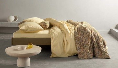 Plaid geel- Essenza Ophelia plaid