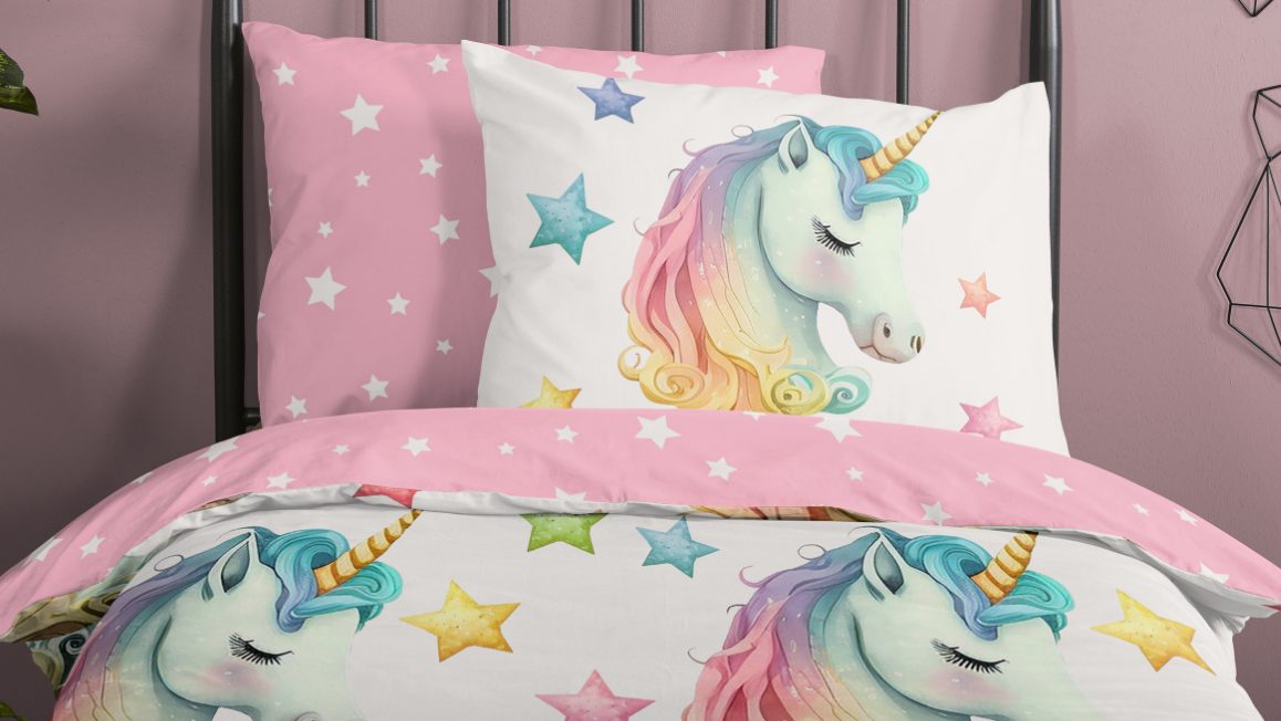 Dekbedovertrek unicorn