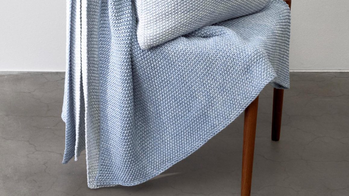 Plaid blauw