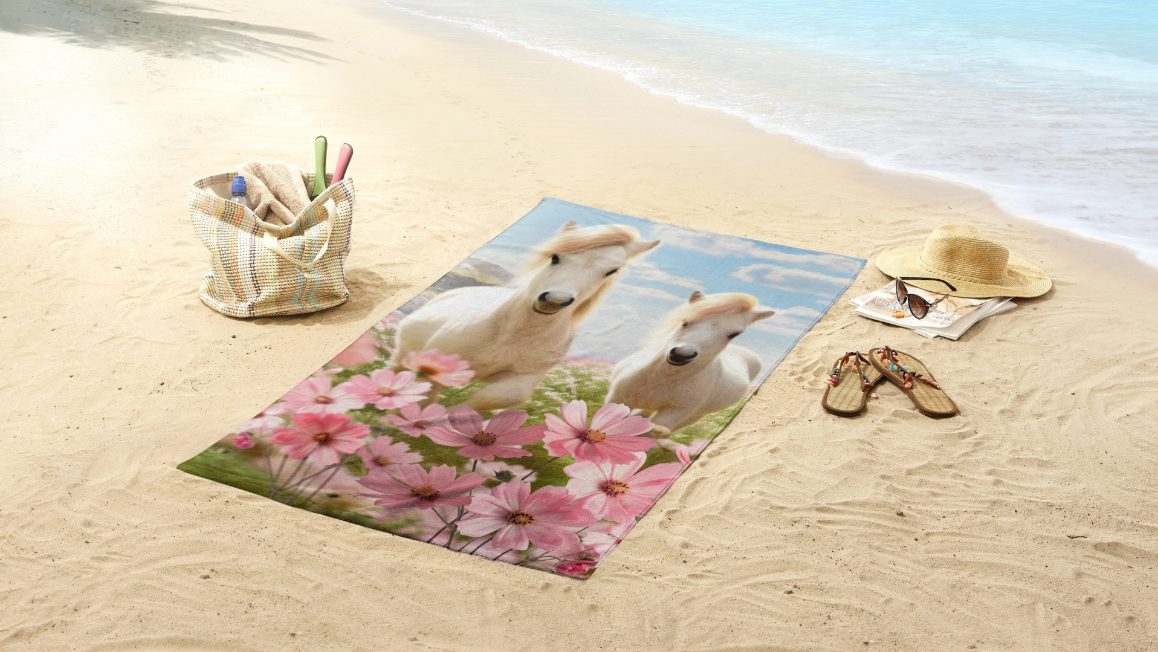 Strandlaken paarden
