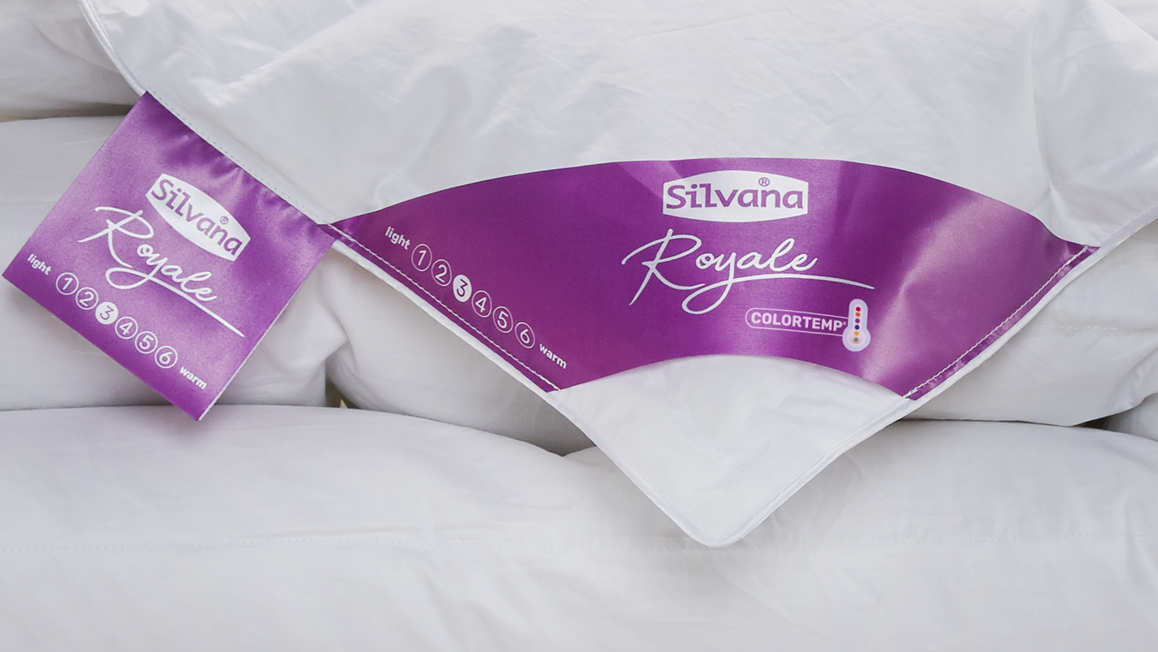 Silvana Royale Colortemp medium-koel donzen dekbed