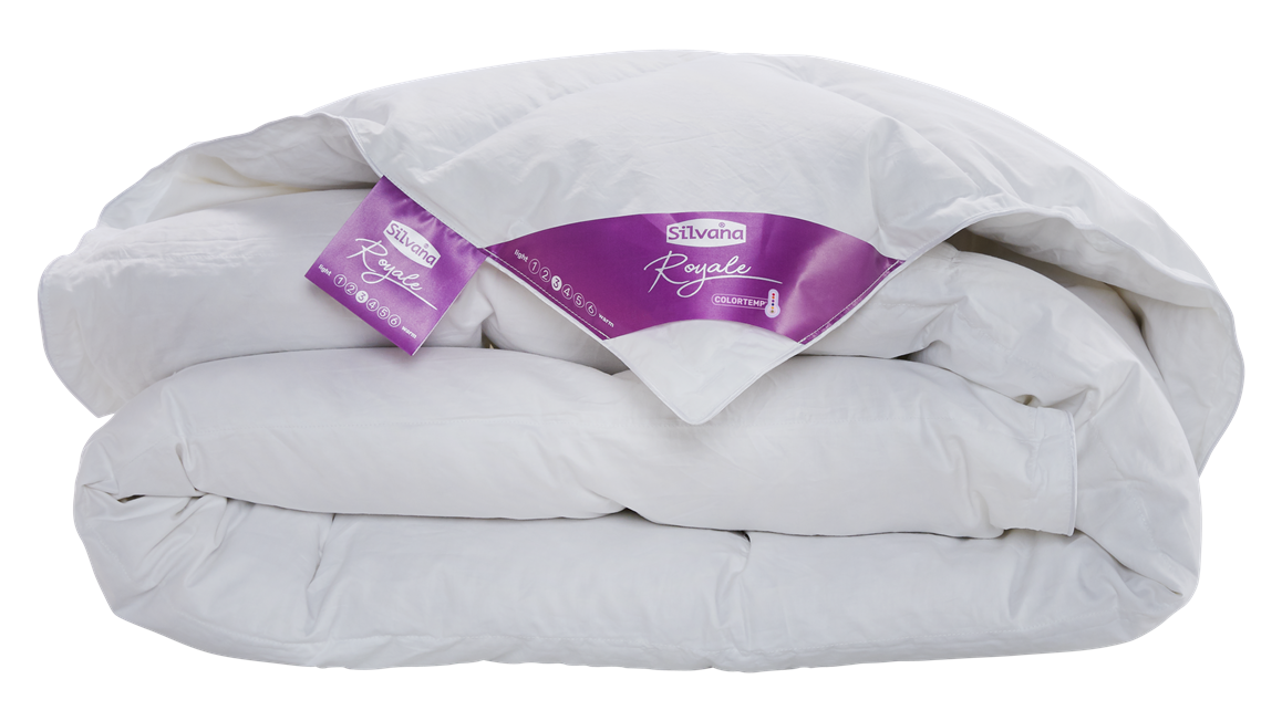 Silvana Royale Colortemp medium-koel donzen dekbed