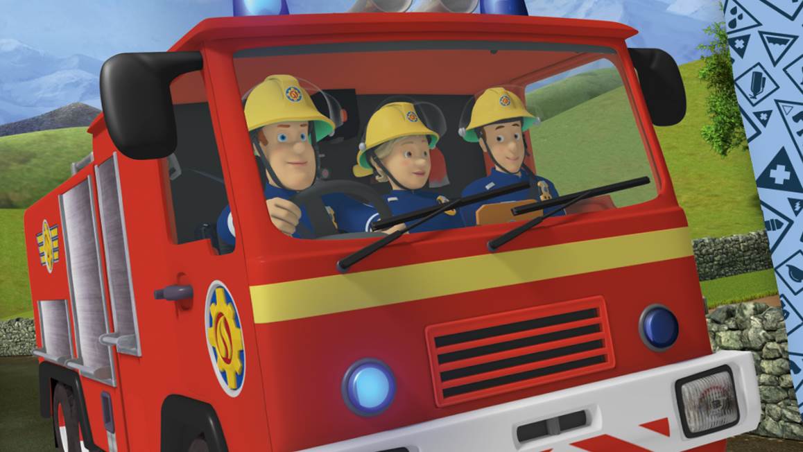 Brandweerman dekbedovertrek - Multi - Auto -