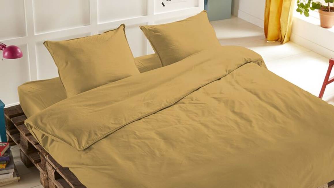 HIP Collection Uni Satin dekbedovertrek
