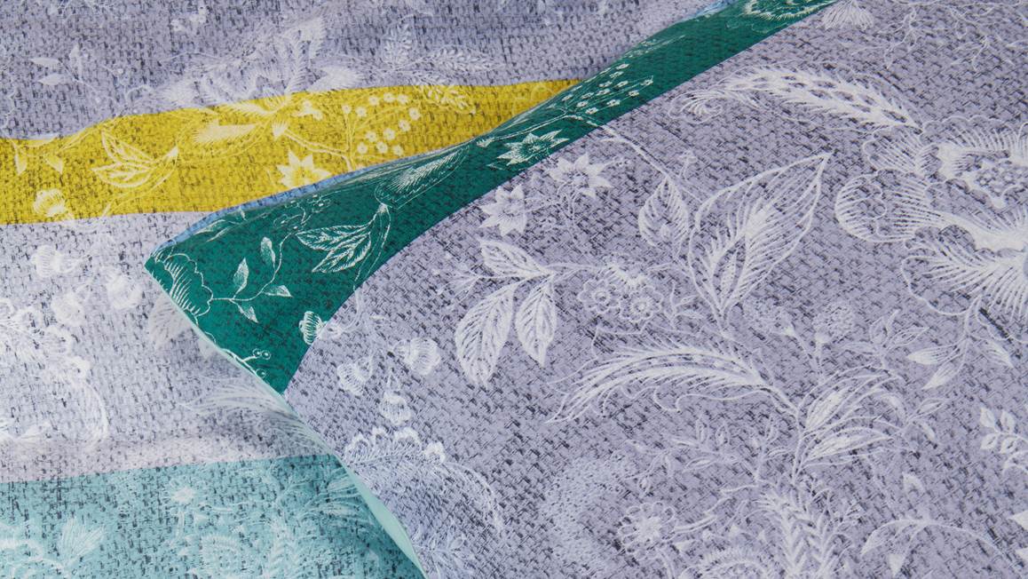 Oilily Blooming Stripe dekbedovertrek