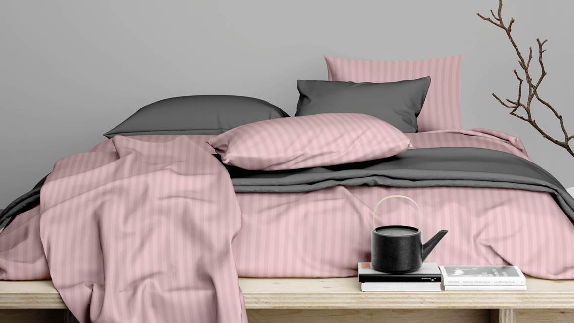 Satin d'Or Satijnstreep dekbedovertrek