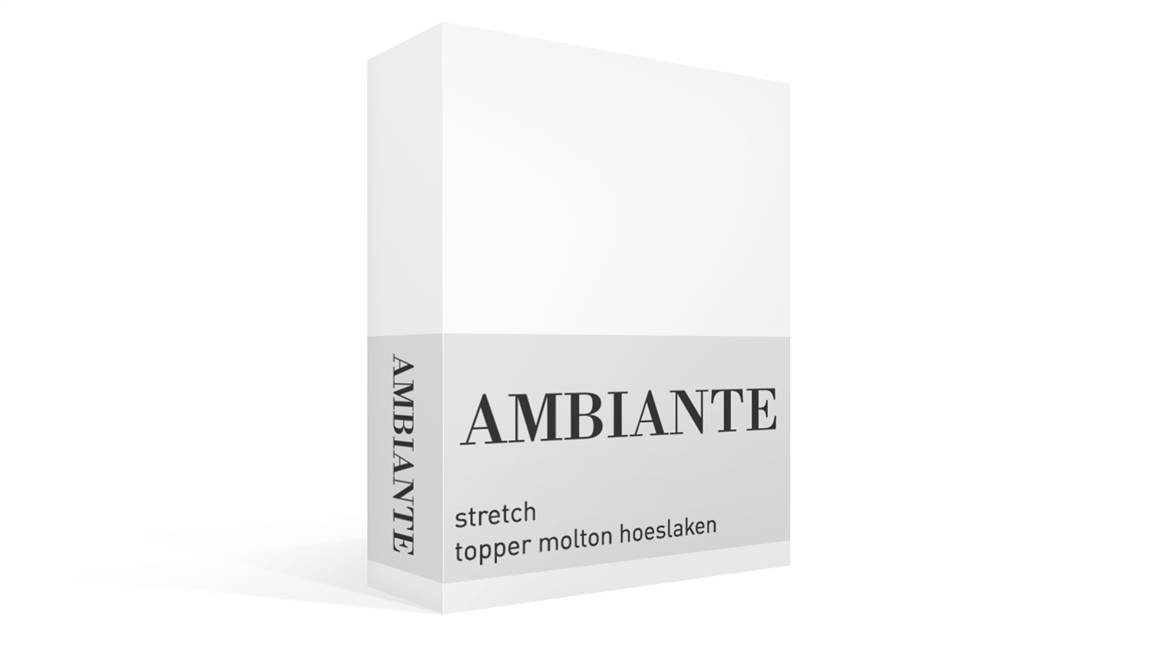 Ambiante stretch topper molton hoeslaken