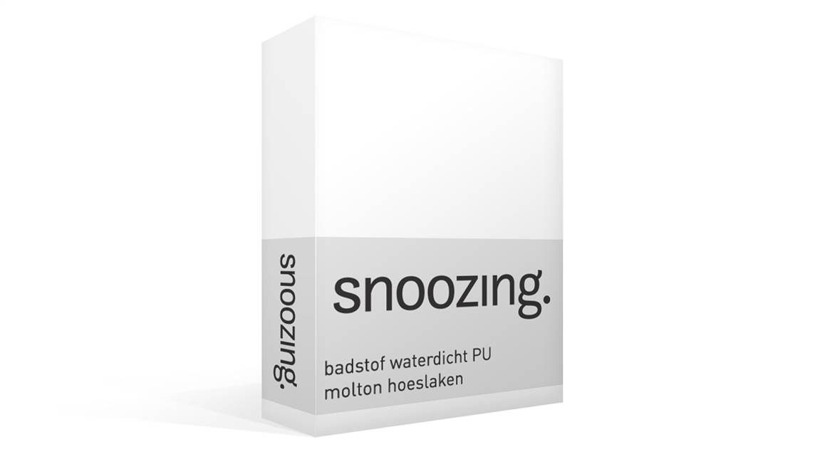 Snoozing badstof waterdicht PU molton hoeslaken