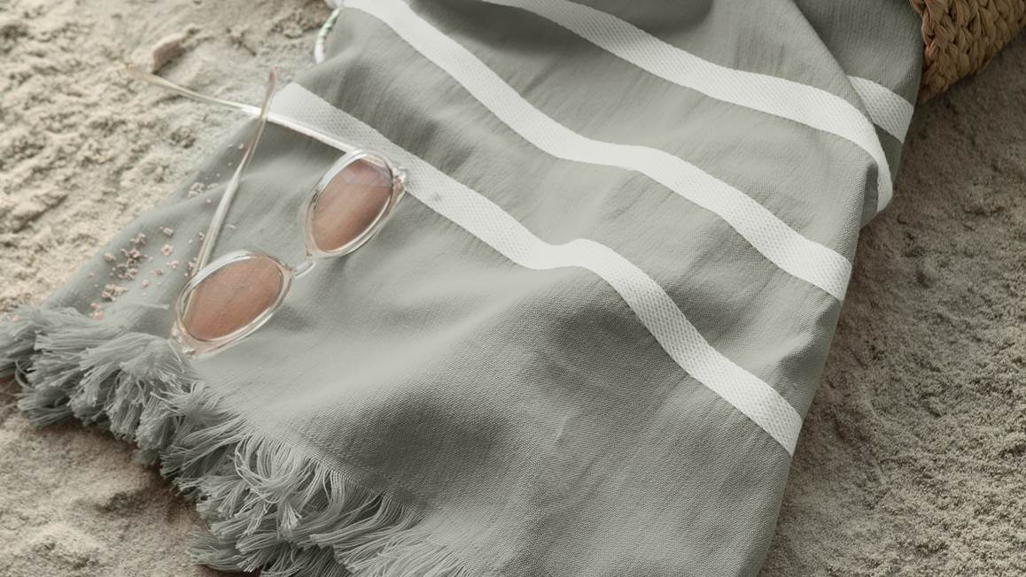 Walra Fouta Sunny Stripes hamamdoek