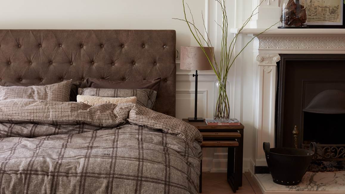 Rivièra Maison Hawick flanel dekbedovertrek