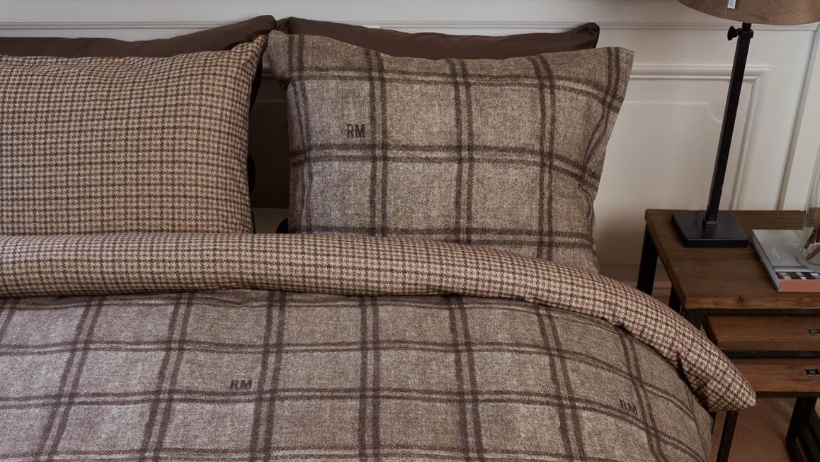 Rivièra Maison Hawick flanel dekbedovertrek