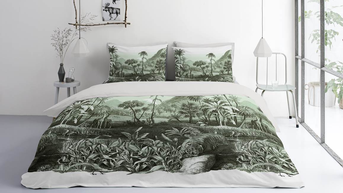 Byrklund Go Tiger dekbedovertrek