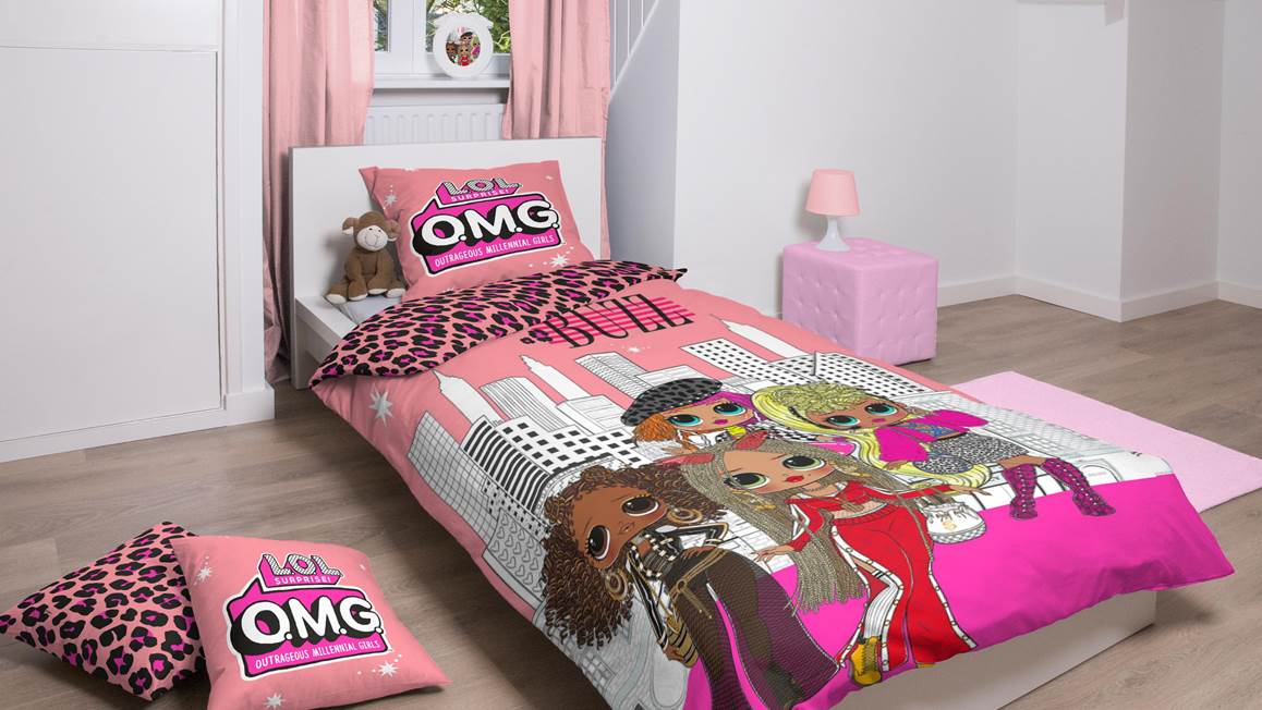 LOL Surprise Pink dekbedovertrek