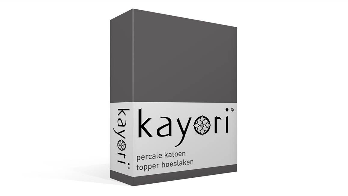 Kayori Shizu percale katoen topper hoeslaken