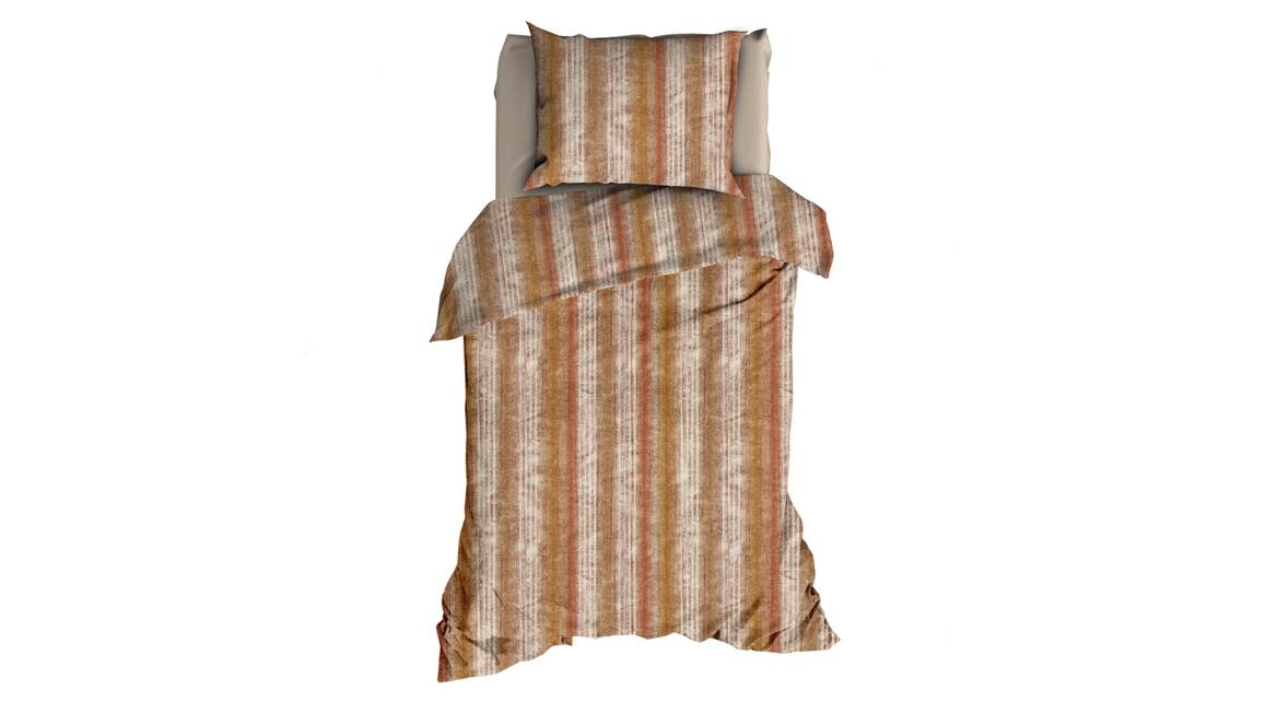 Romanette Kevin flanel dekbedovertrek