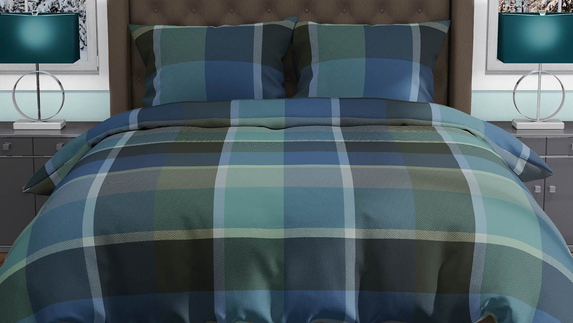 Romanette Maxell flanel dekbedovertrek