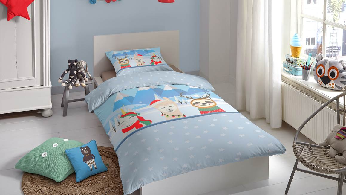 Good Morning Friends flanel dekbedovertrek