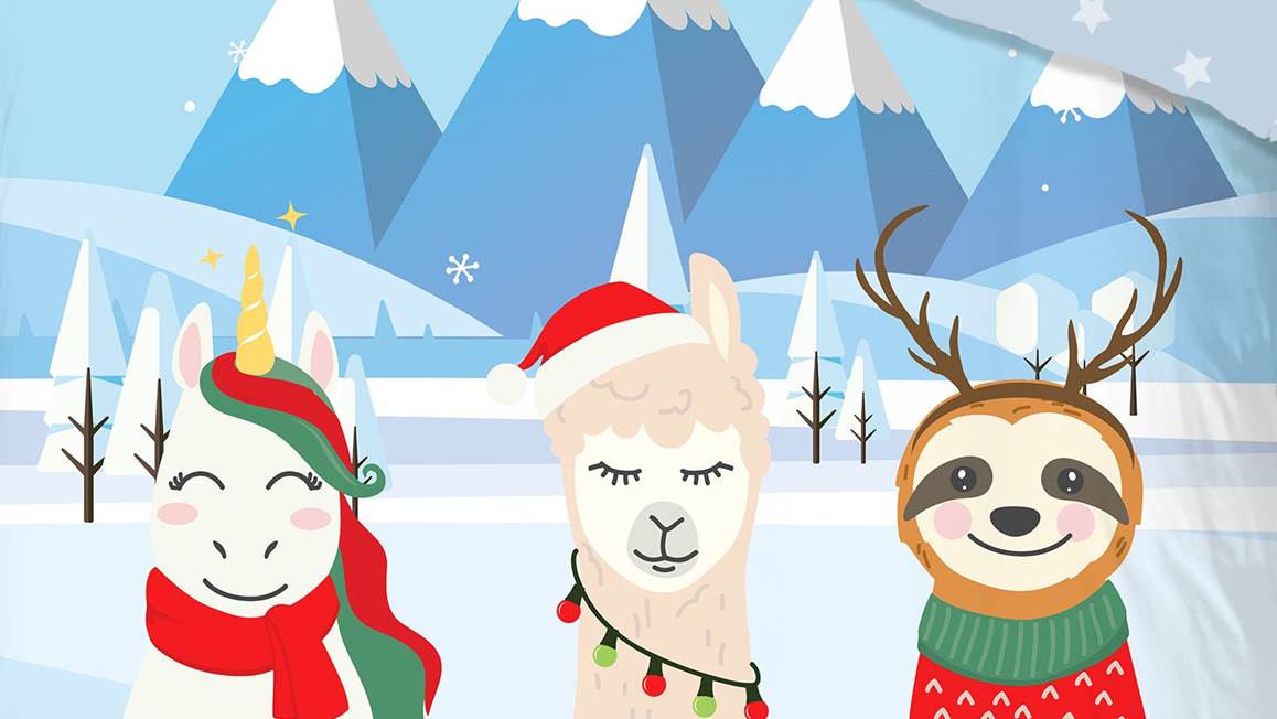 Good Morning Friends flanel dekbedovertrek