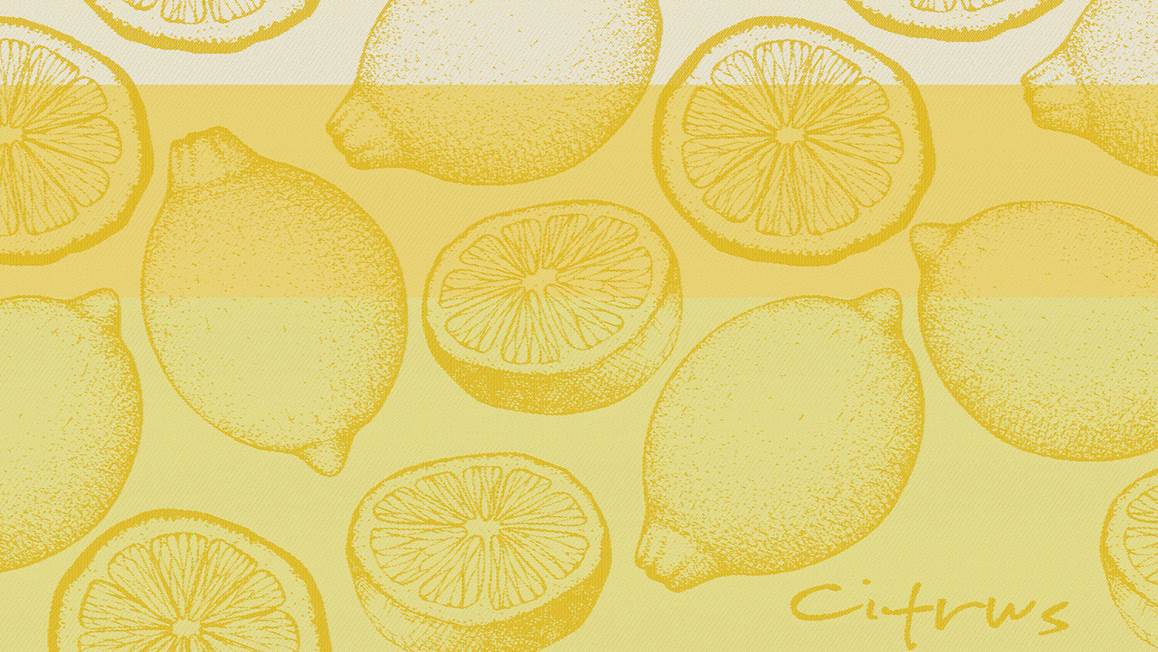DDDDD Citrus Theedoek (set van 6)