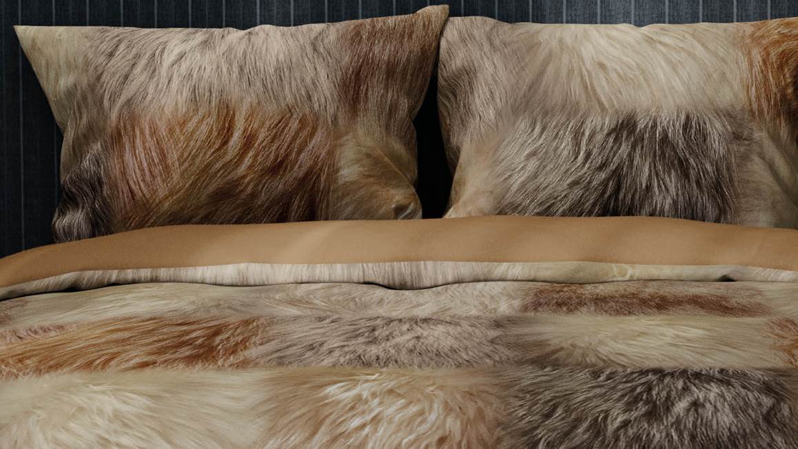 Satin d'Or Fur dekbedovertrek