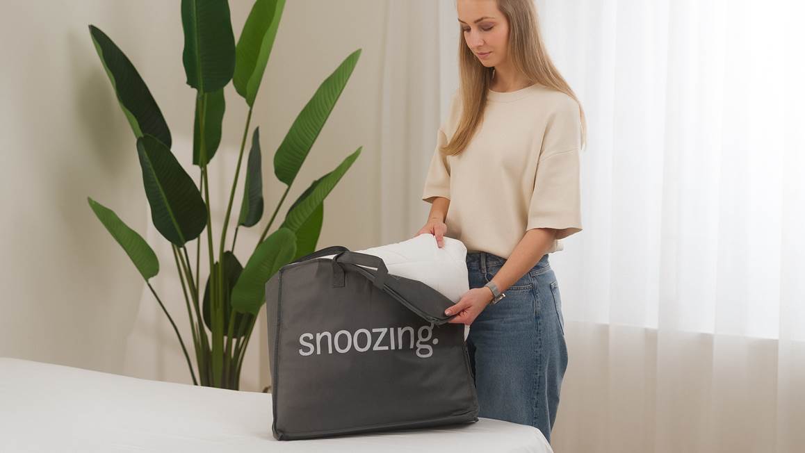 Snoozing Bern Bamboo zomer kinderdekbed