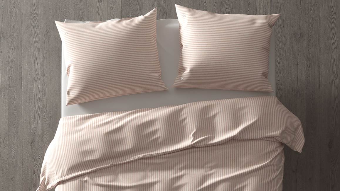 Yellow Oxford dekbedovertrek