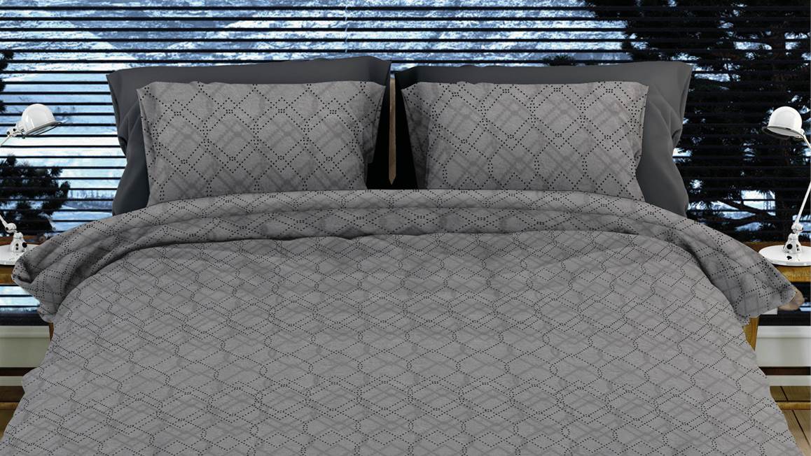 Romanette Polaris flanel dekbedovertrek
