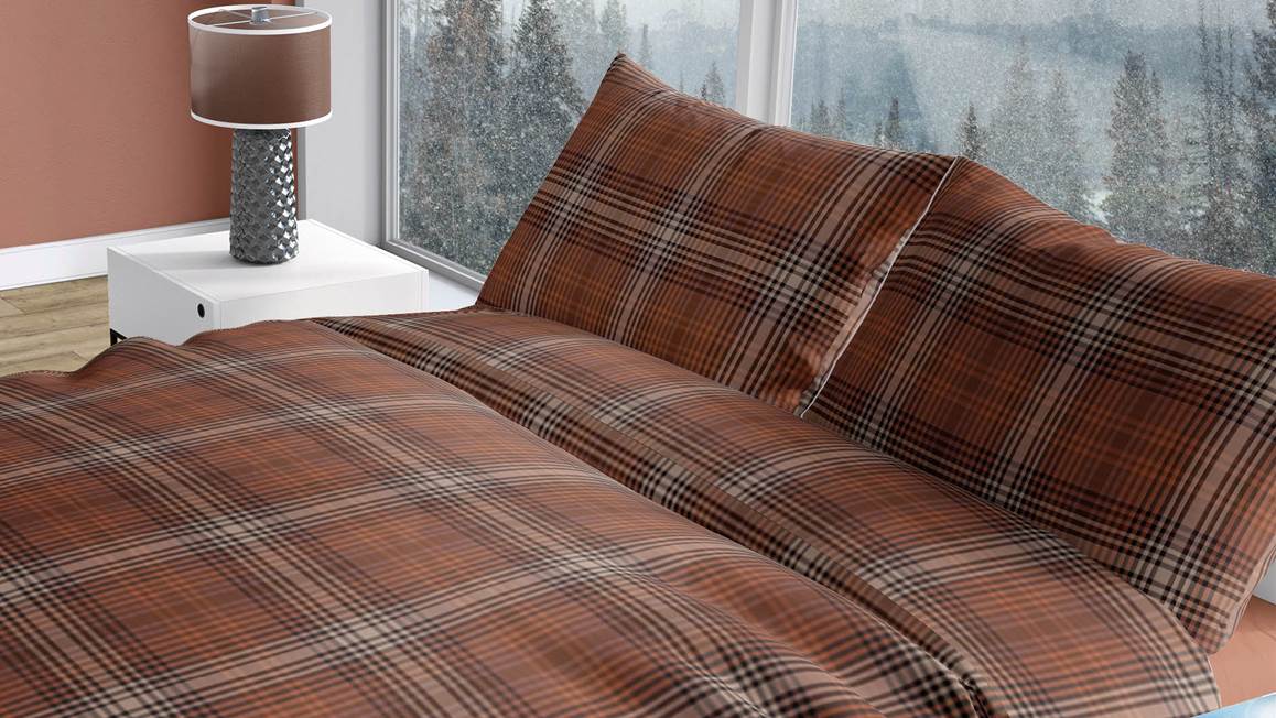 Romanette Stirling flanel dekbedovertrek