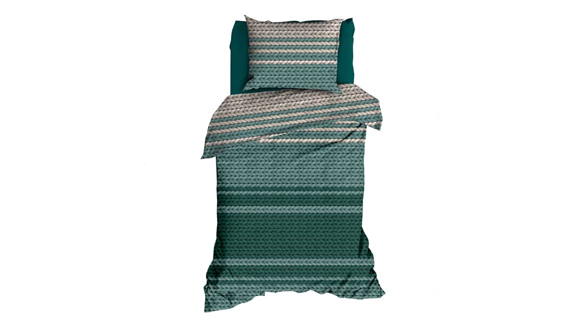 Romanette Vicuna flanel dekbedovertrek