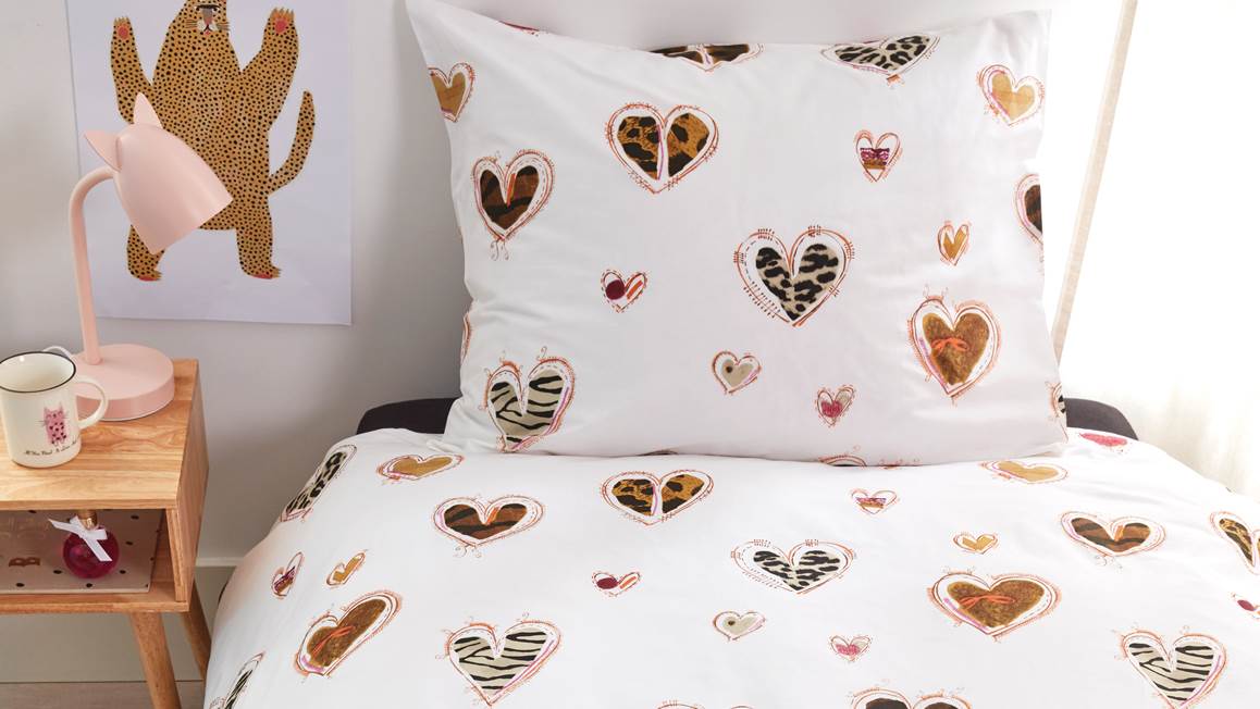 Beddinghouse Kids Animal Hearts dekbedovertrek
