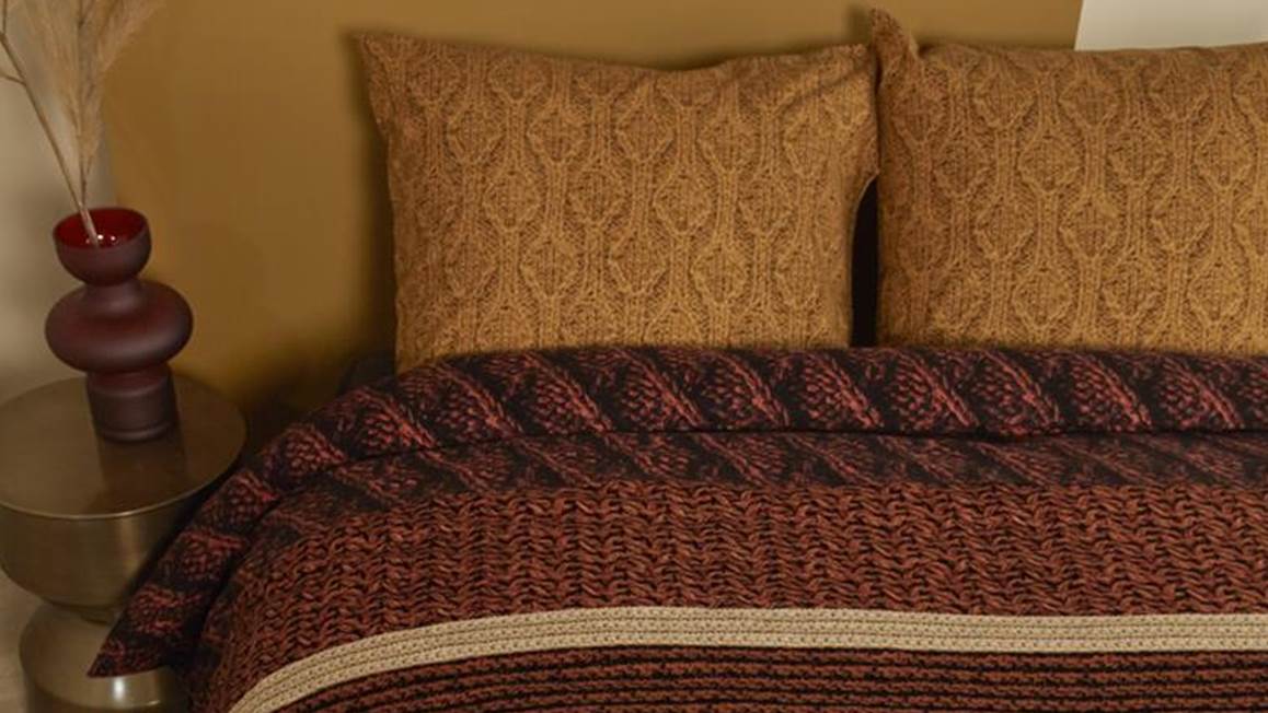 Beddinghouse Lowie flanel dekbedovertrek