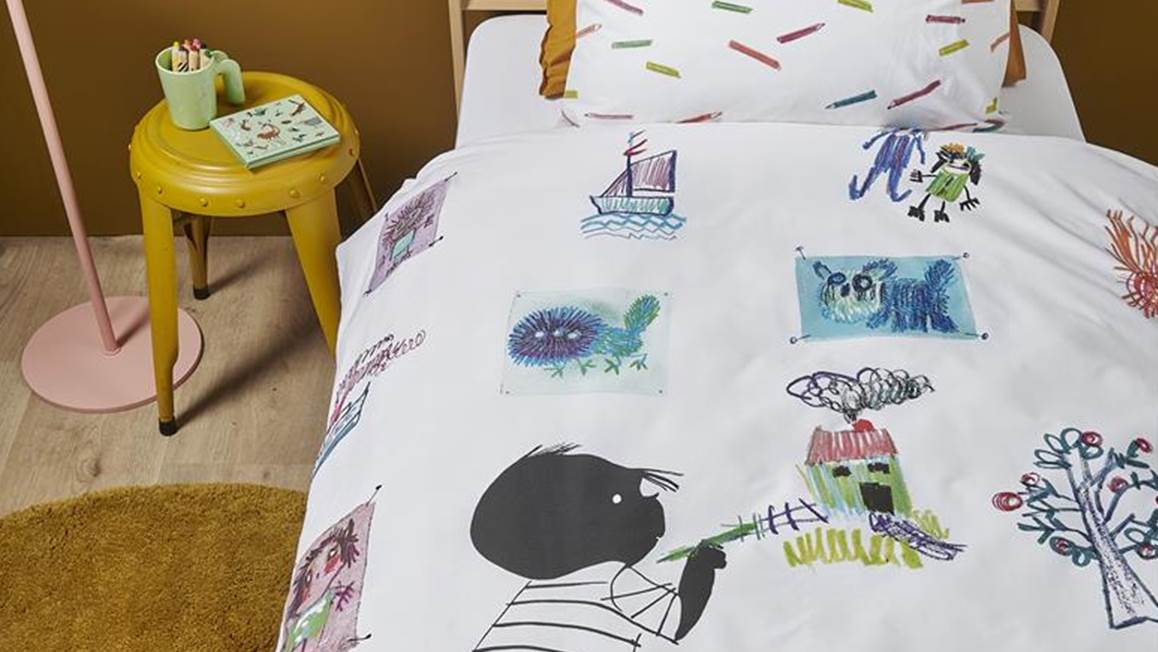 Fiep Amsterdam Tekenen dekbedovertrek