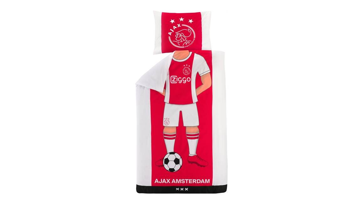 Ajax Speler dekbedovertrek - - Smulderstextiel.be