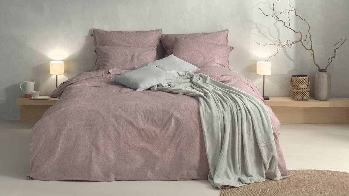 Zohome Paisley di Lino dekbedovertrek