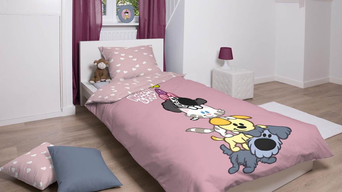 Woezel en Pip dekbedovertrek