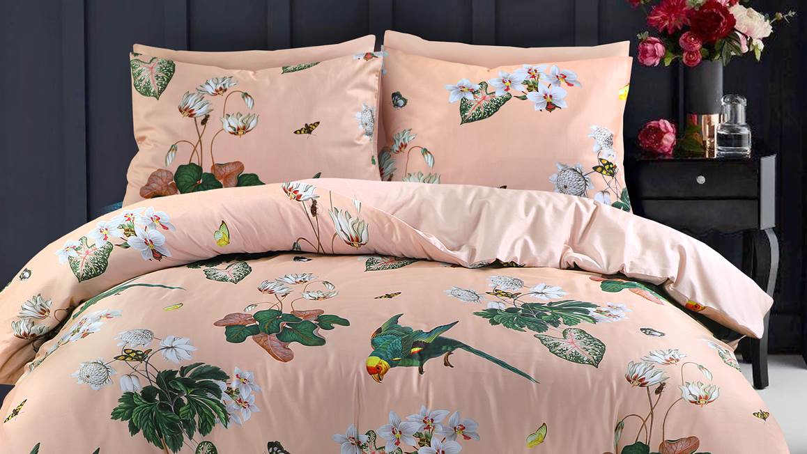 Papillon Parrot dekbedovertrek