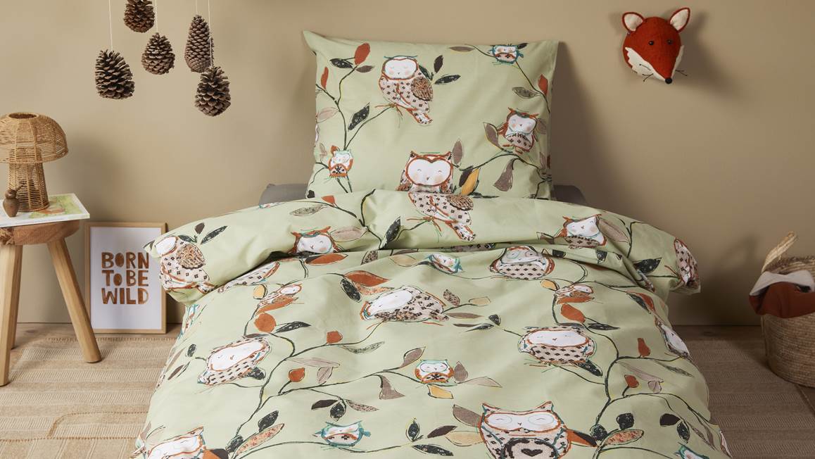 Beddinghouse Kids Owlsome dekbedovertrek