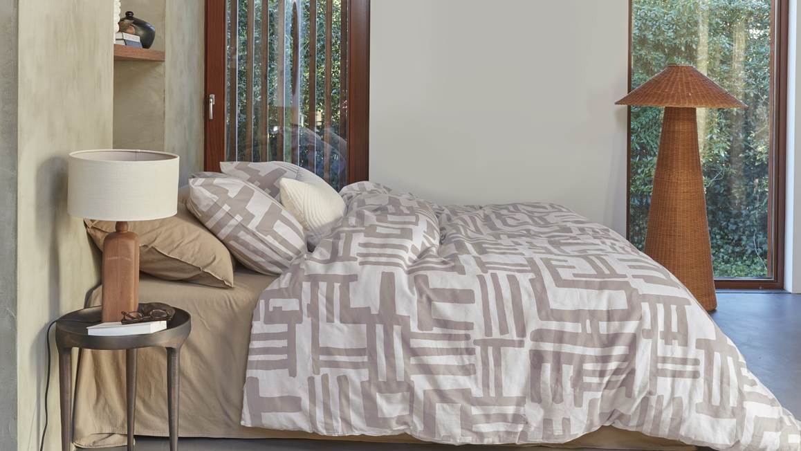 VTWonen Mixed Stripes flanel dekbedovertrek