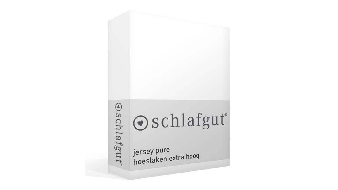 Schlafgut Jersey Pure hoeslaken extra hoog