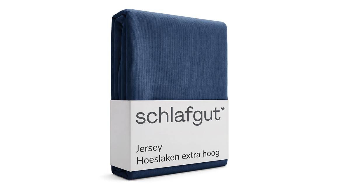 Schlafgut Jersey Pure hoeslaken extra hoog