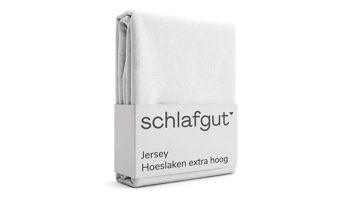 Schlafgut Jersey Pure hoeslaken extra hoog