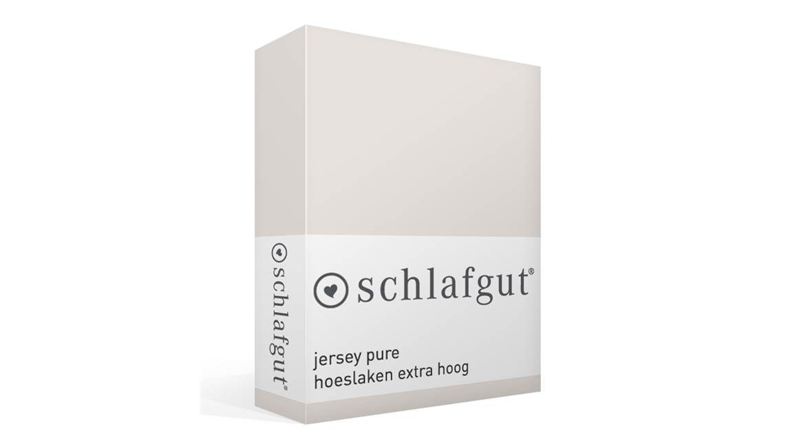 Schlafgut Jersey Pure hoeslaken extra hoog