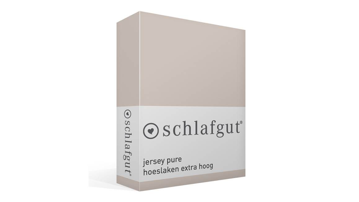 Schlafgut Jersey Pure hoeslaken extra hoog