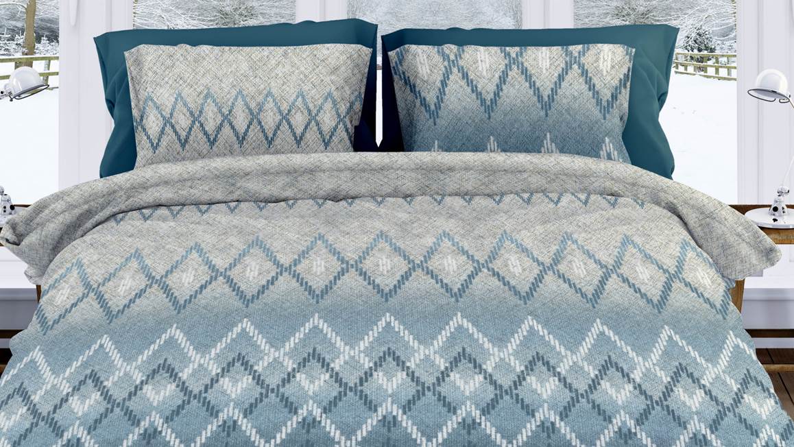 Romanette Snuggle flanel dekbedovertrek