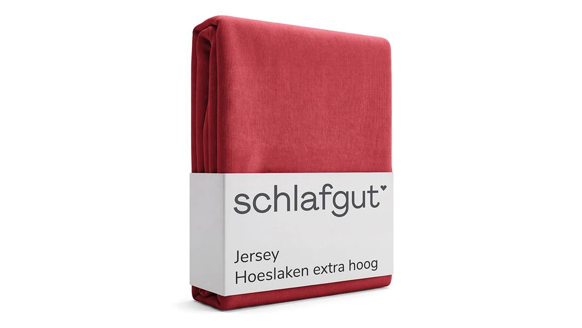 Schlafgut Jersey Pure hoeslaken extra hoog