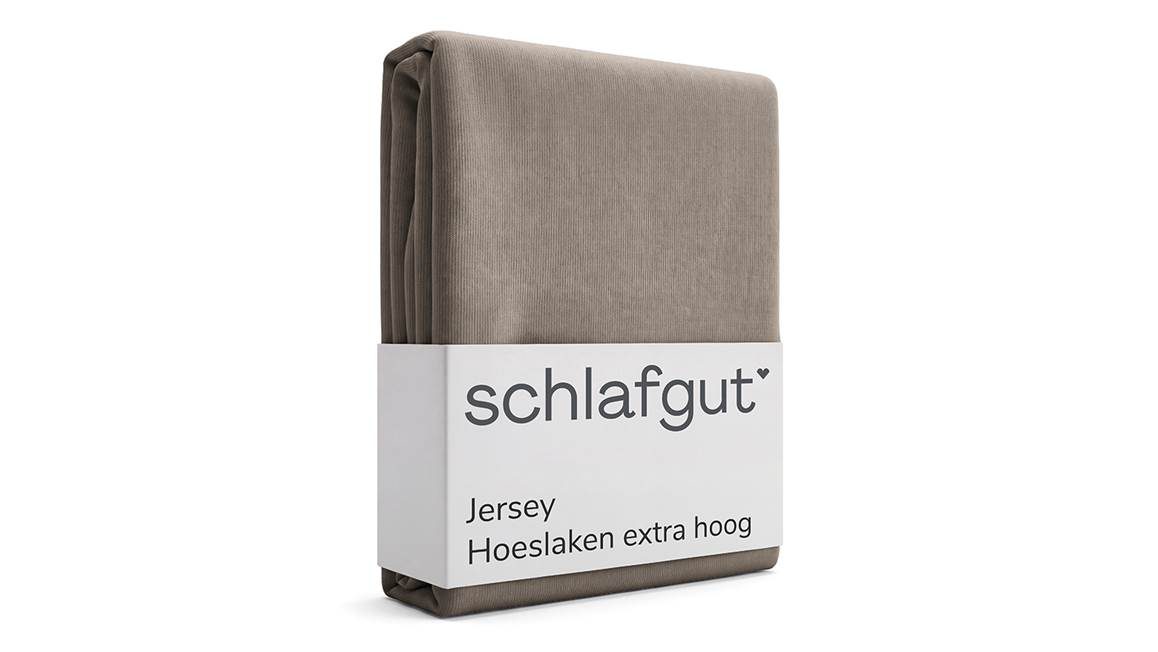 Schlafgut Jersey Pure hoeslaken extra hoog