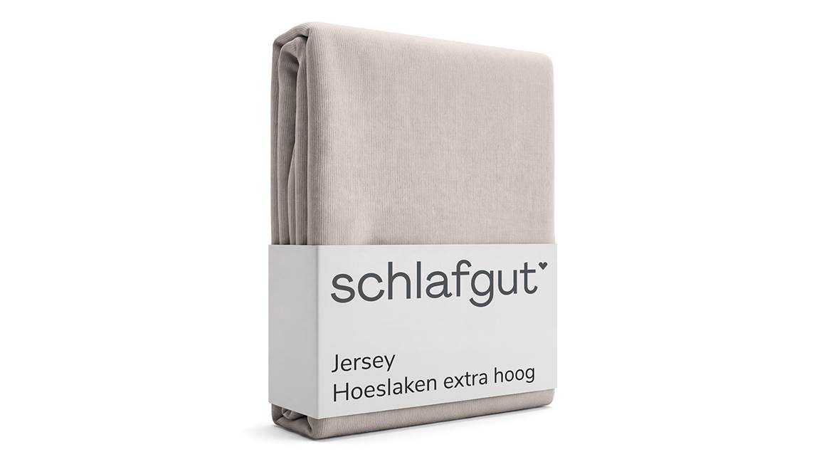 Schlafgut Jersey Pure hoeslaken extra hoog