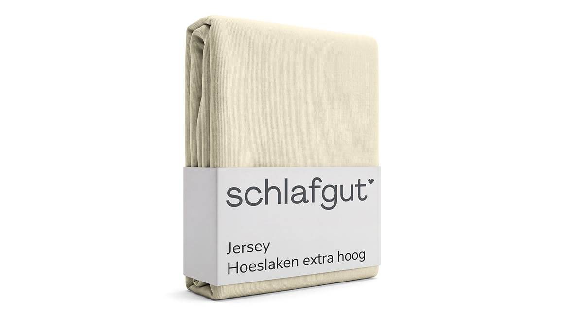 Schlafgut Jersey Pure hoeslaken extra hoog