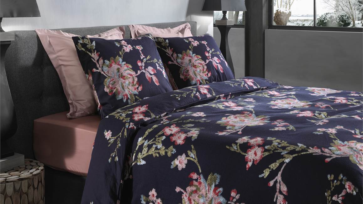 Heckettlane Daisy flanel dekbedovertrek