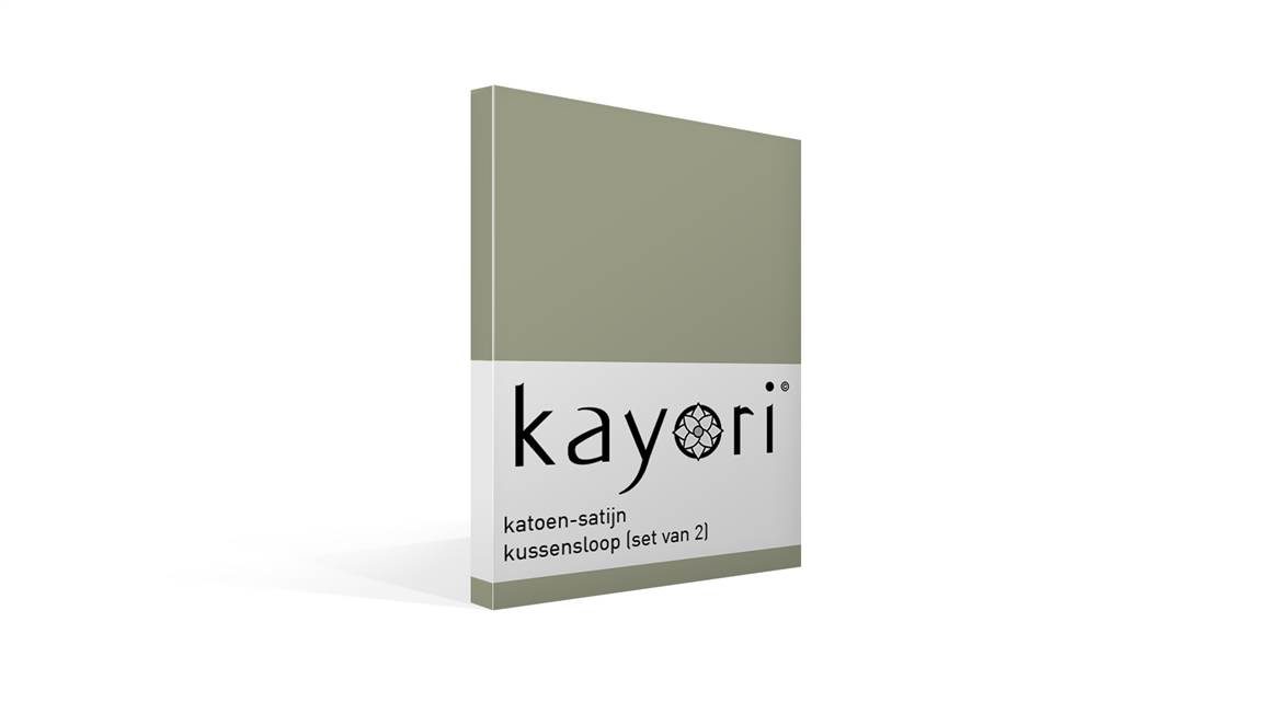 Kayori Edo katoen-satijn kussenslopen (set van 2)